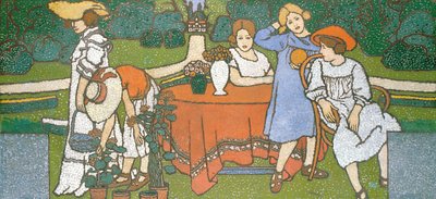 Panel-Picture for the Schiffer Villa by József Rippl Rónai